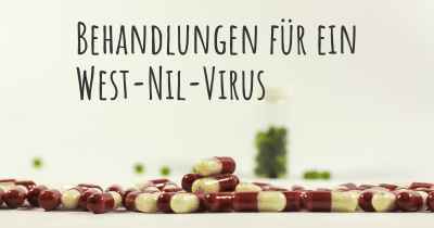 Behandlungen für ein West-Nil-Virus