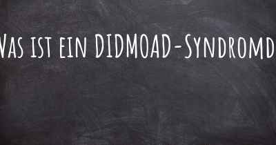 Was ist ein DIDMOAD-Syndromd?