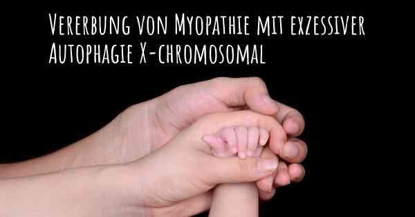 Vererbung von Myopathie mit exzessiver Autophagie X-chromosomal