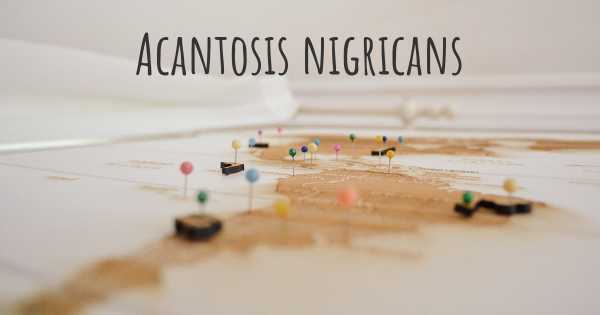 Acantosis nigricans