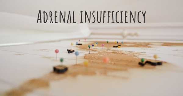 Adrenal insufficiency