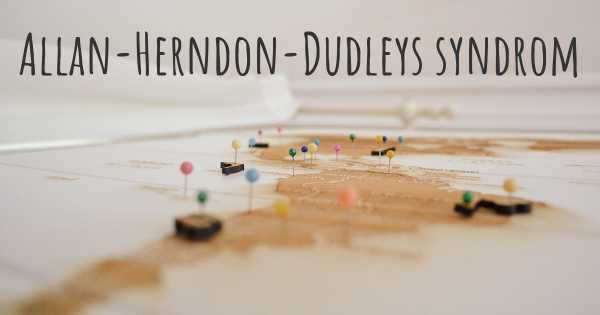 Allan-Herndon-Dudleys syndrom