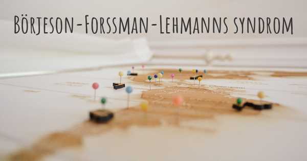 Börjeson-Forssman-Lehmanns syndrom