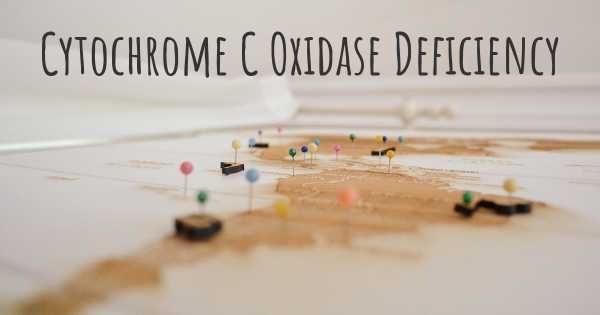 Cytochrome C Oxidase Deficiency