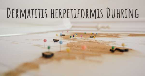 Dermatitis herpetiformis Duhring