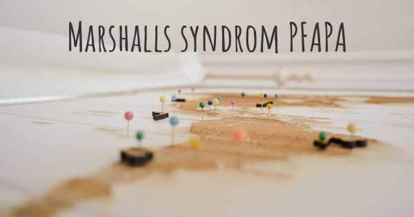 Marshalls syndrom PFAPA