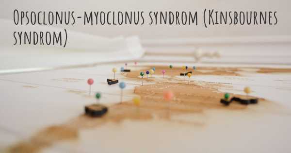 Opsoclonus-myoclonus syndrom (Kinsbournes syndrom)