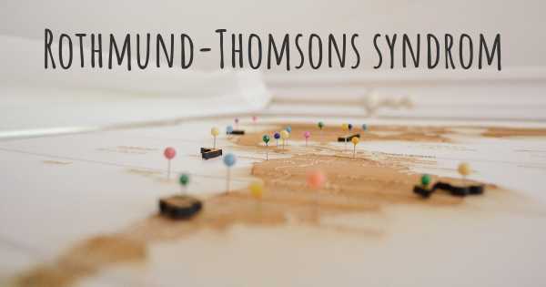 Rothmund-Thomsons syndrom