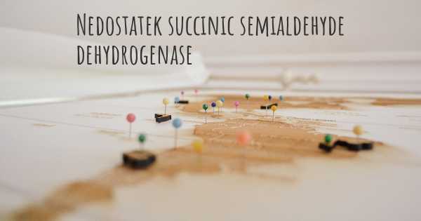 Nedostatek succinic semialdehyde dehydrogenase