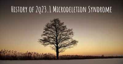 History of 2q23.1 Microdeletion Syndrome