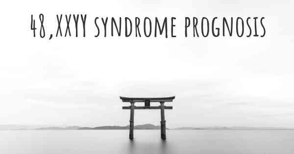 48,XXYY syndrome prognosis