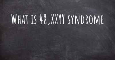 What is 48,XXYY syndrome