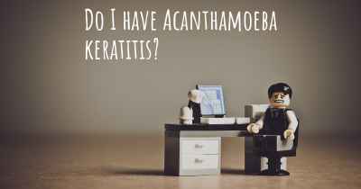 Do I have Acanthamoeba keratitis?