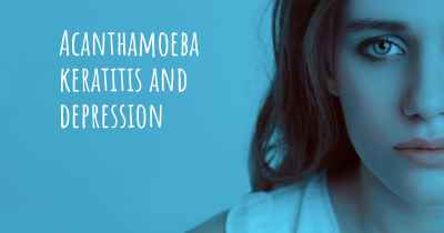 Acanthamoeba keratitis and depression