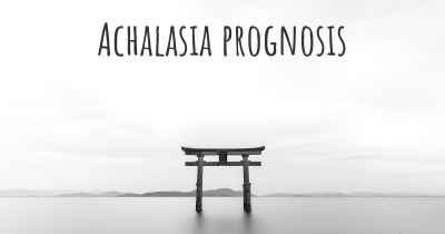 Achalasia prognosis