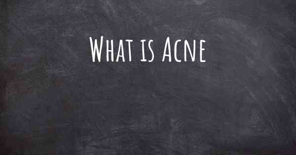 What is Acne