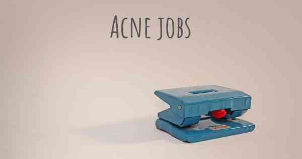 Acne jobs