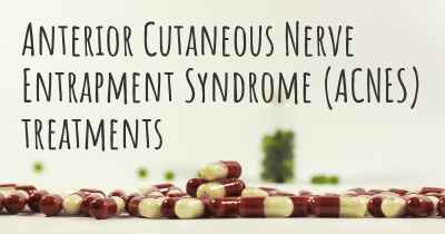Anterior Cutaneous Nerve Entrapment Syndrome (ACNES) treatments