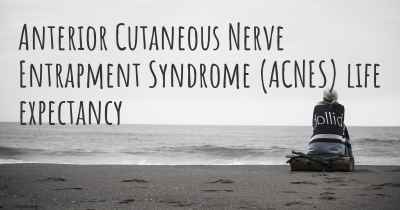 Anterior Cutaneous Nerve Entrapment Syndrome (ACNES) life expectancy