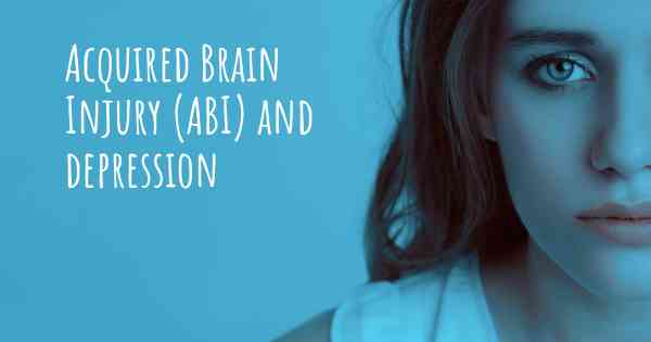Acquired Brain Injury (ABI) and depression