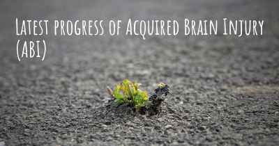 Latest progress of Acquired Brain Injury (ABI)