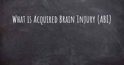 What is Acquired Brain Injury (ABI)
