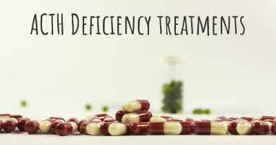 ACTH Deficiency treatments
