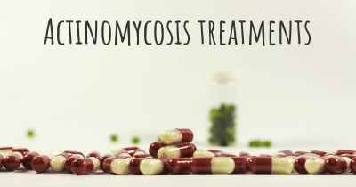 Actinomycosis treatments