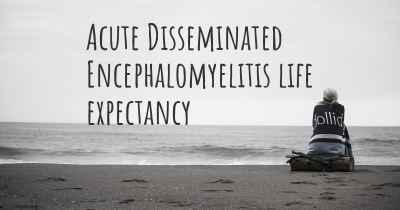 Acute Disseminated Encephalomyelitis life expectancy