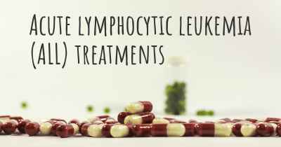 Acute lymphocytic leukemia (ALL) treatments
