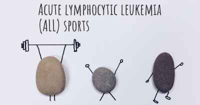 Acute lymphocytic leukemia (ALL) sports