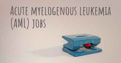 Acute myelogenous leukemia (AML) jobs