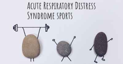 Acute Respiratory Distress Syndrome sports