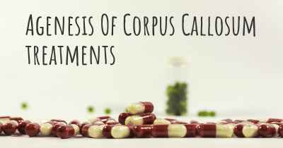 Agenesis Of Corpus Callosum treatments