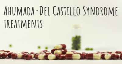 Ahumada-Del Castillo Syndrome treatments