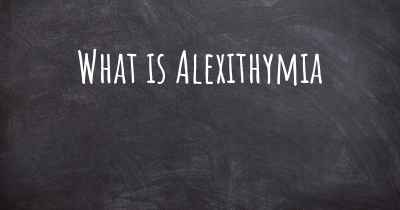 What is Alexithymia
