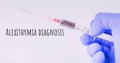 Alexithymia diagnosis