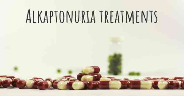 Alkaptonuria treatments