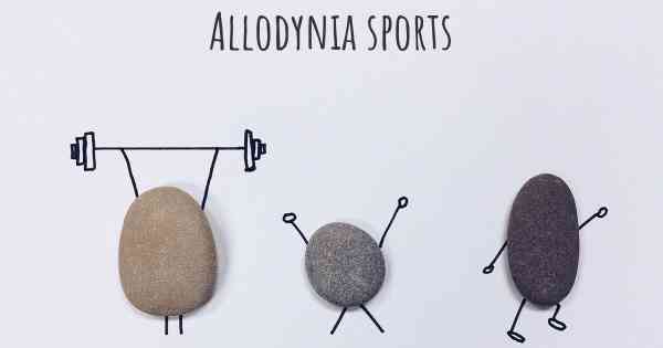 Allodynia sports
