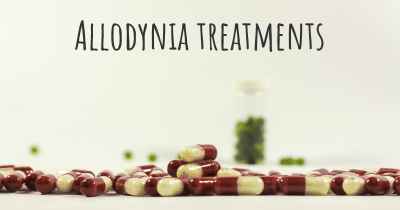 Allodynia treatments