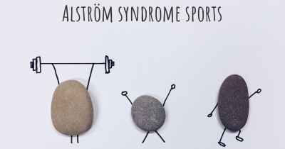 Alström syndrome sports