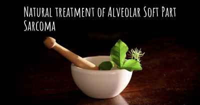 Natural treatment of Alveolar Soft Part Sarcoma