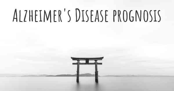 Alzheimer's Disease prognosis