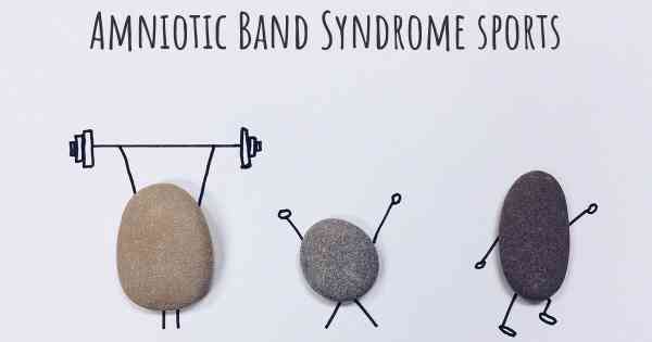 Amniotic Band Syndrome sports