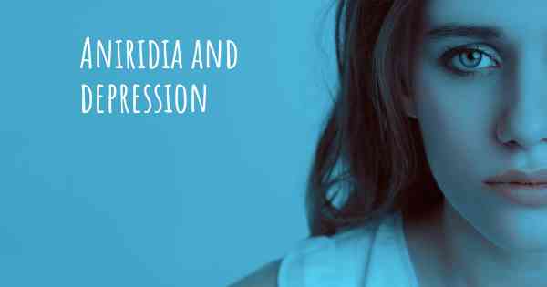 Aniridia and depression
