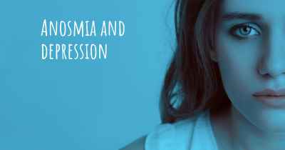 Anosmia and depression