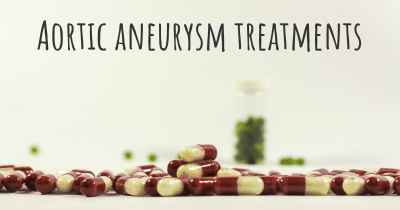 Aortic aneurysm treatments