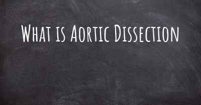 What is Aortic Dissection