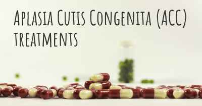 Aplasia Cutis Congenita (ACC) treatments