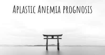 Aplastic Anemia prognosis